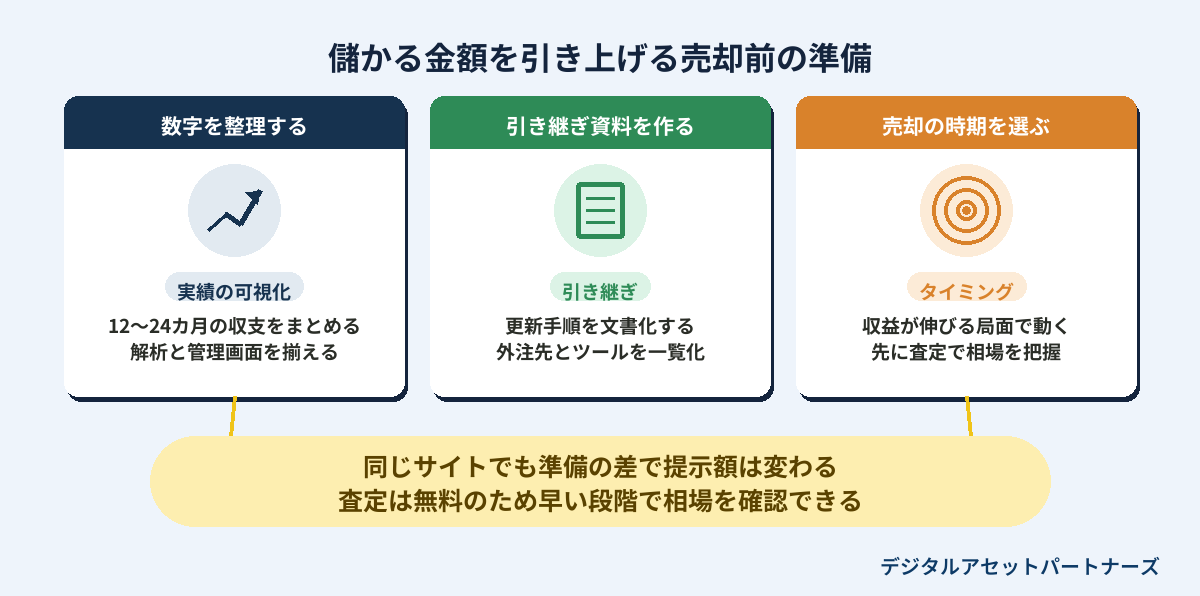 儲かる金額を引き上げる売却前の準備